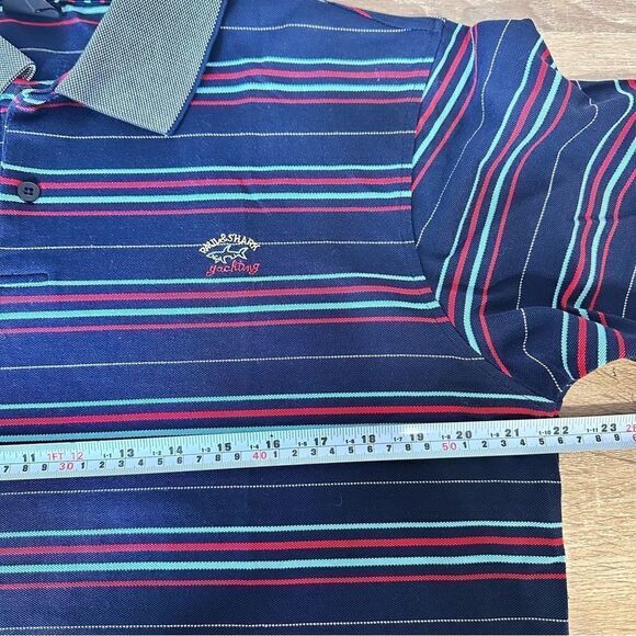 Paul & Shark Men’s Striped Polo Sz XL - Picture 8 of 10
